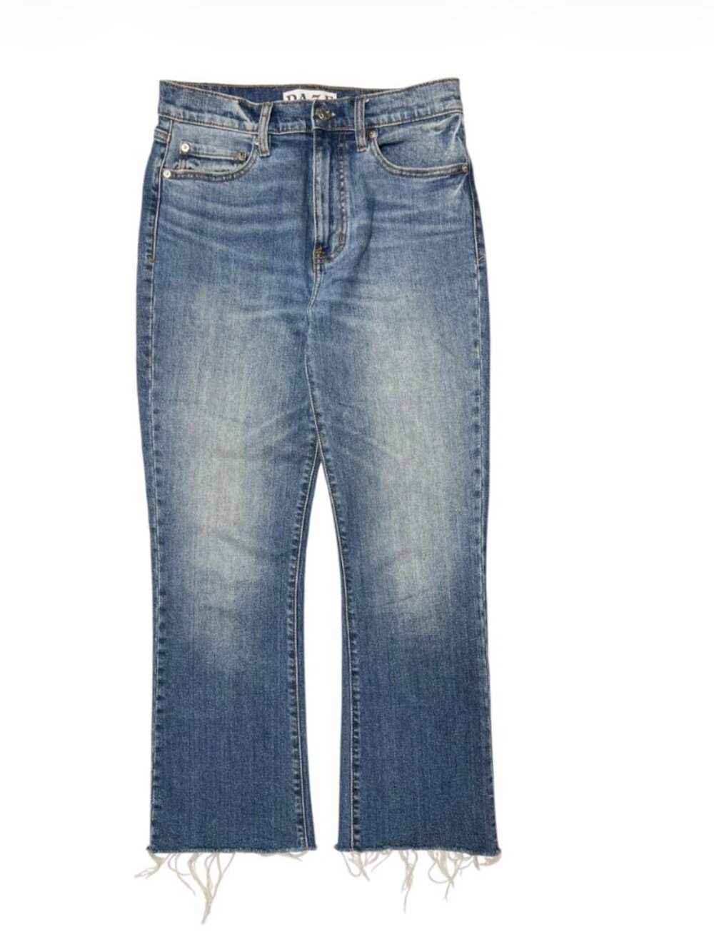 DAZE Denim "Just Right" High-Rise Crop Flare Jeans | Size 27